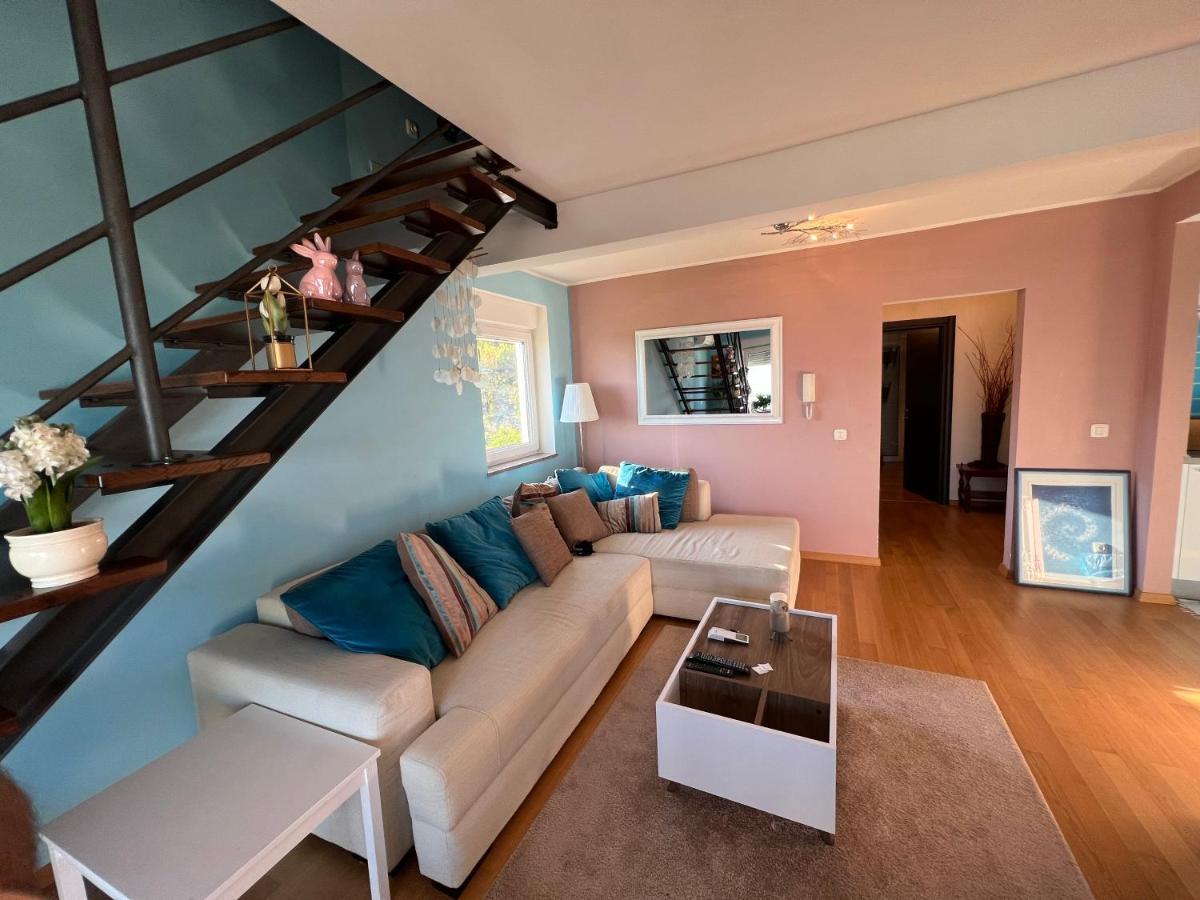 Panoramic Apartment Sea View And Pool Opatija Ičići Екстериор снимка