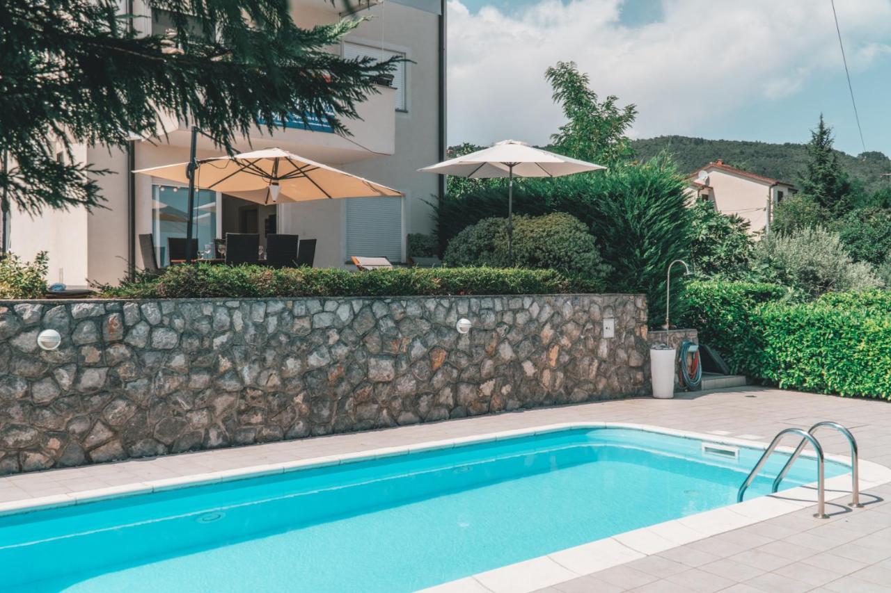 Panoramic Apartment Sea View And Pool Opatija Ičići Екстериор снимка
